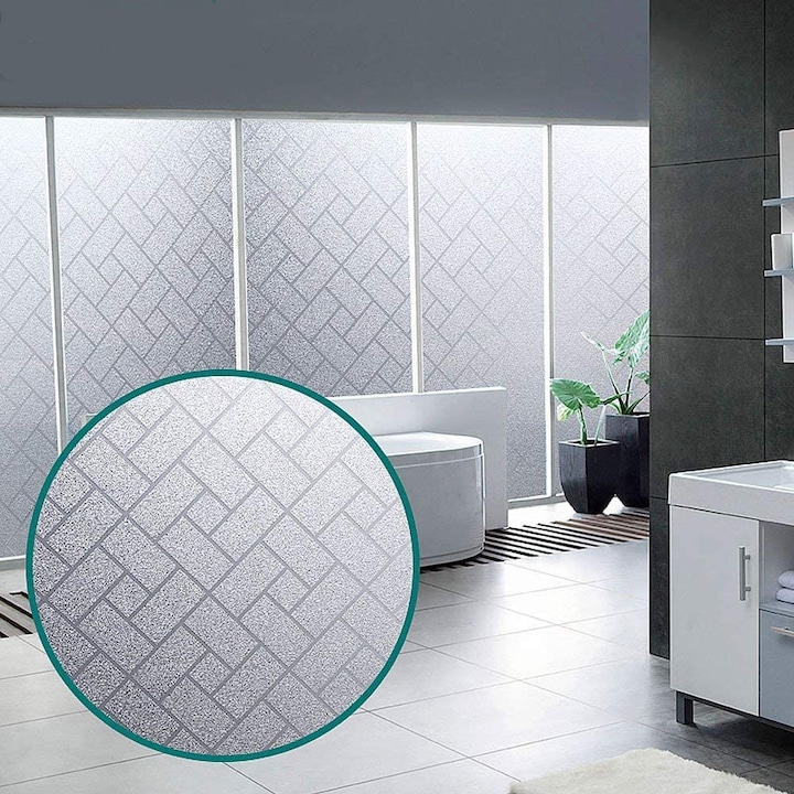 Set 2 x folie geam protectie Anti UV, autoadeziv, 45x150 cm