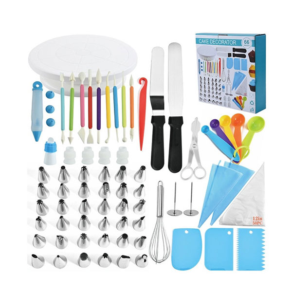 Set 66 de accesorii, ornamente pentru decorare torturi