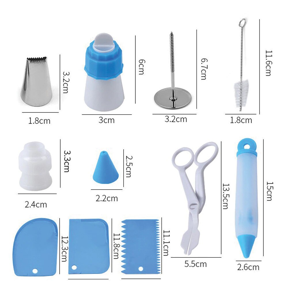 Set 66 de accesorii, ornamente pentru decorare torturi