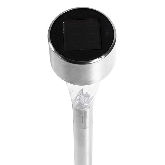 Set 10 x Lampa solara 31 cm, Argintiu
