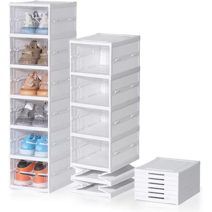 Set 4 cutii organizatoare pentru incaltaminte