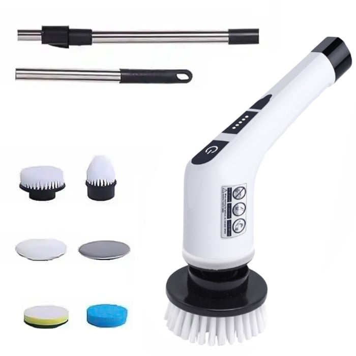 Perie electrica rotativa 7 capete inlocuibile, 2 viteze reglabile