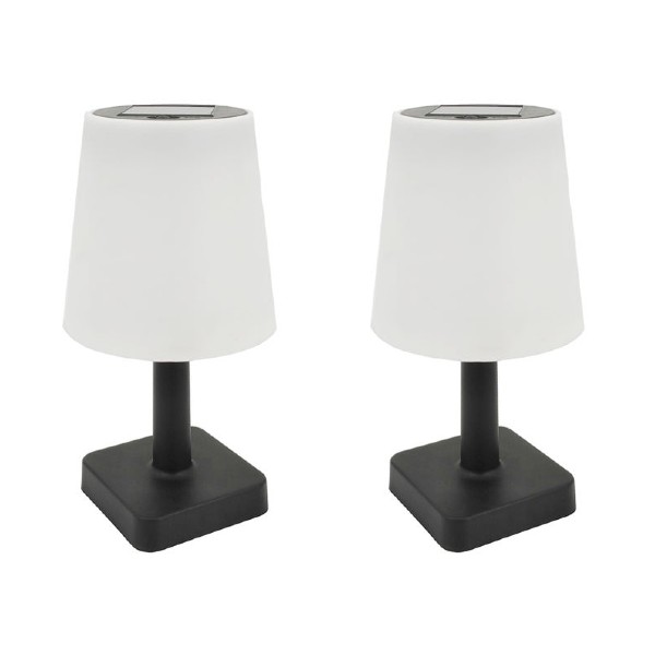 Set 2 x Lampa solara LED tip veioza, 12x23 cm