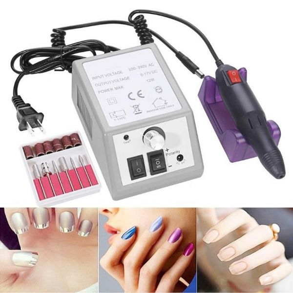 Kit profesional freza unghii cu 6 capete
