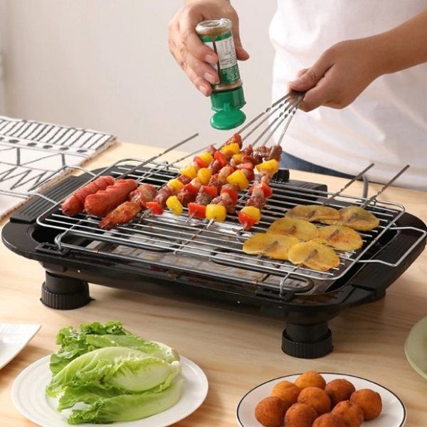Gratar electric 2000 W, 5 trepte de temperatura