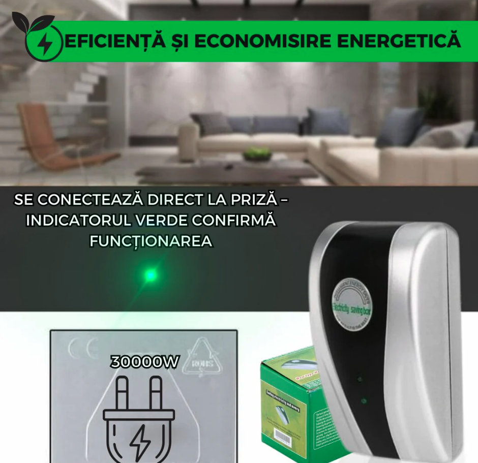 Set 2 x Dispozitiv pentru economisirea energiei electrice