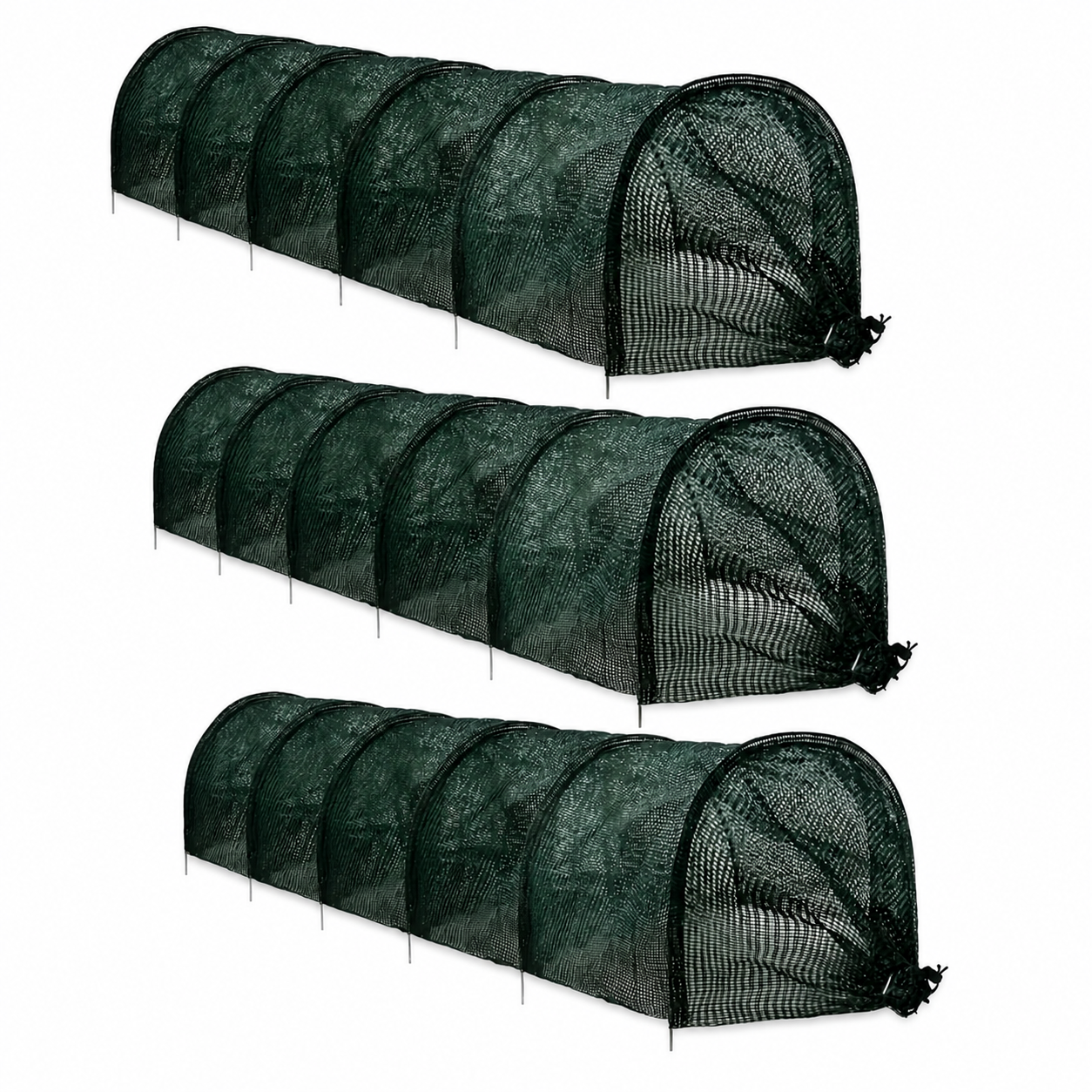 Set 3 x Tunel protectie plante 300x45 cm