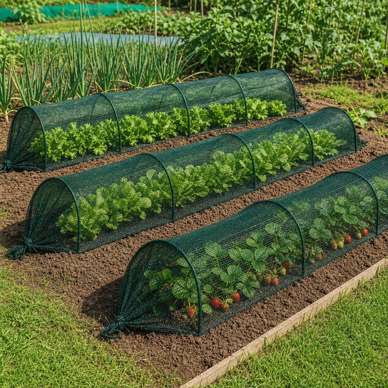 Set 10 x Tunel protectie plante 300x45 cm