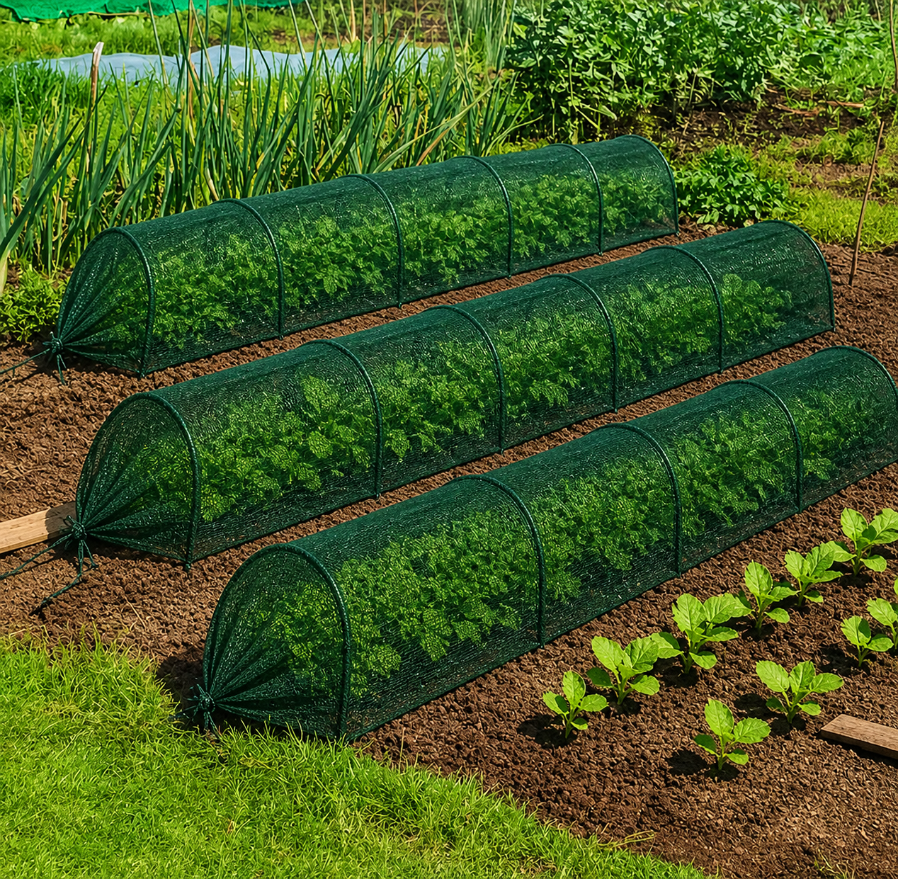 Set 10 x Tunel protectie plante 300x45 cm