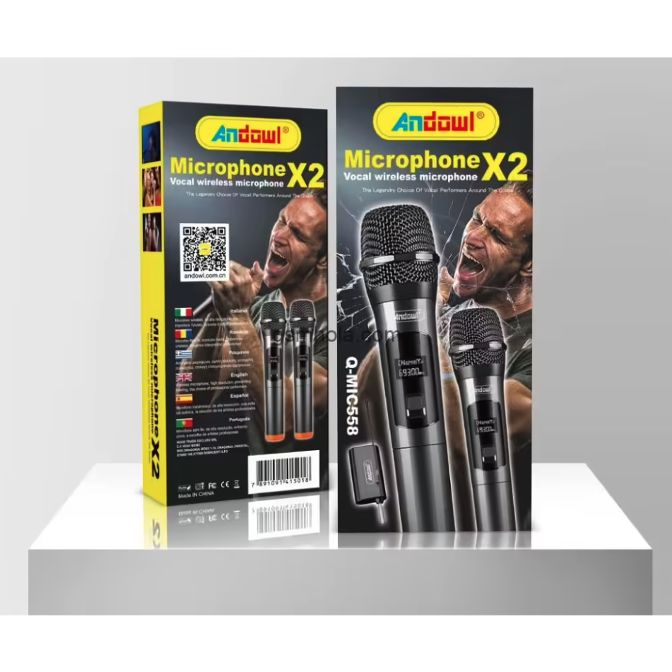 Set 2 microfoane Bluetooth, Andowl