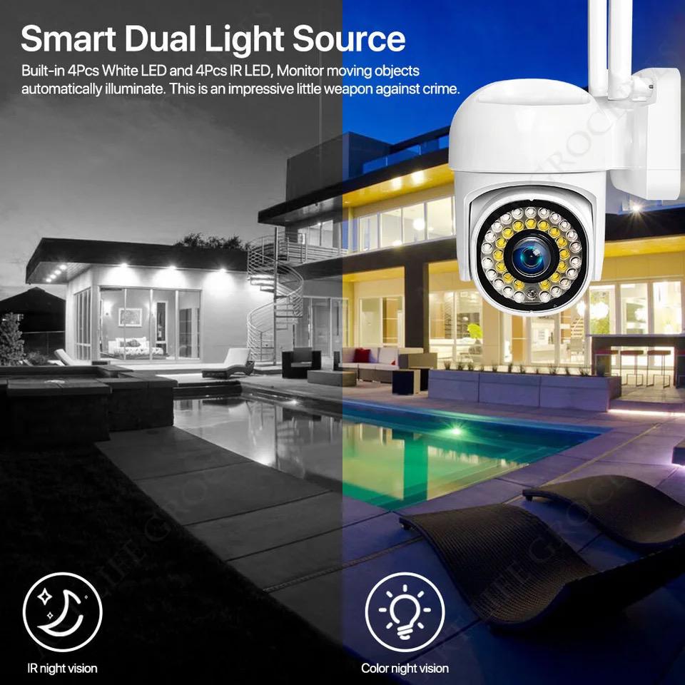 Set 2 x Camera de supraveghere Wi-Fi, Aplicatie LIVE
