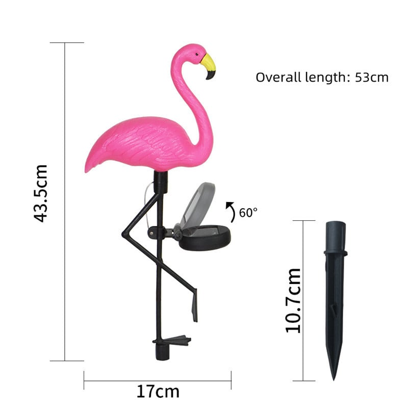 Set 3 x Lampa solara pentru gradina, Flamingo IP 44