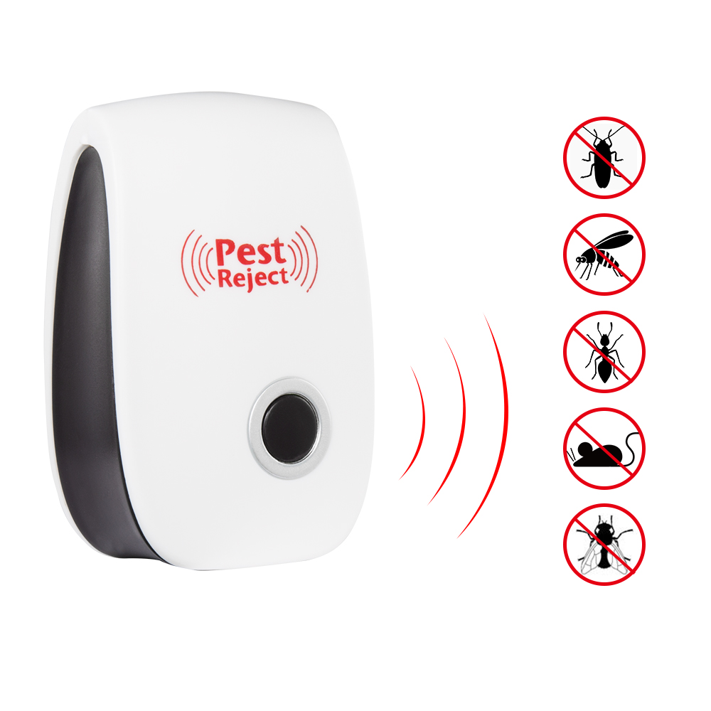 Set 2 x Dispozitiv antidaunatori Pest Reject Repeller Ultrasonic