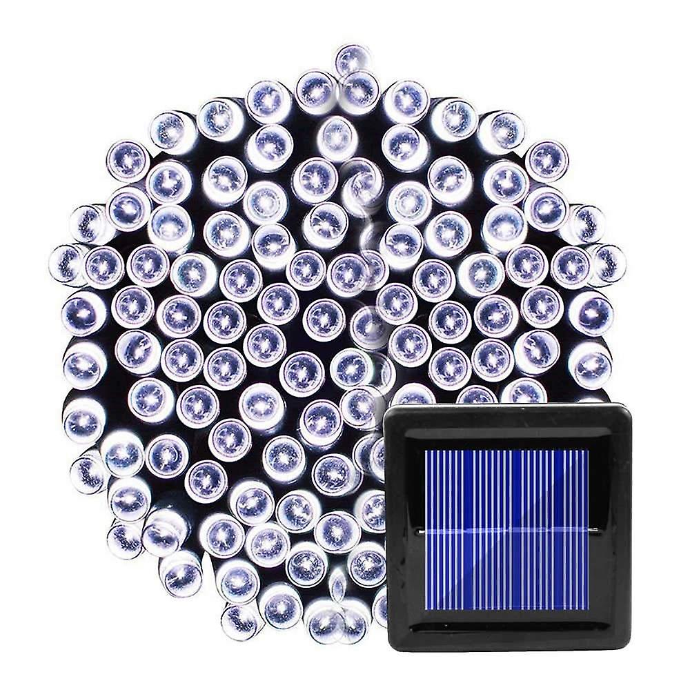 Instalatie solara, 500 LED, 50 M, Alb rece