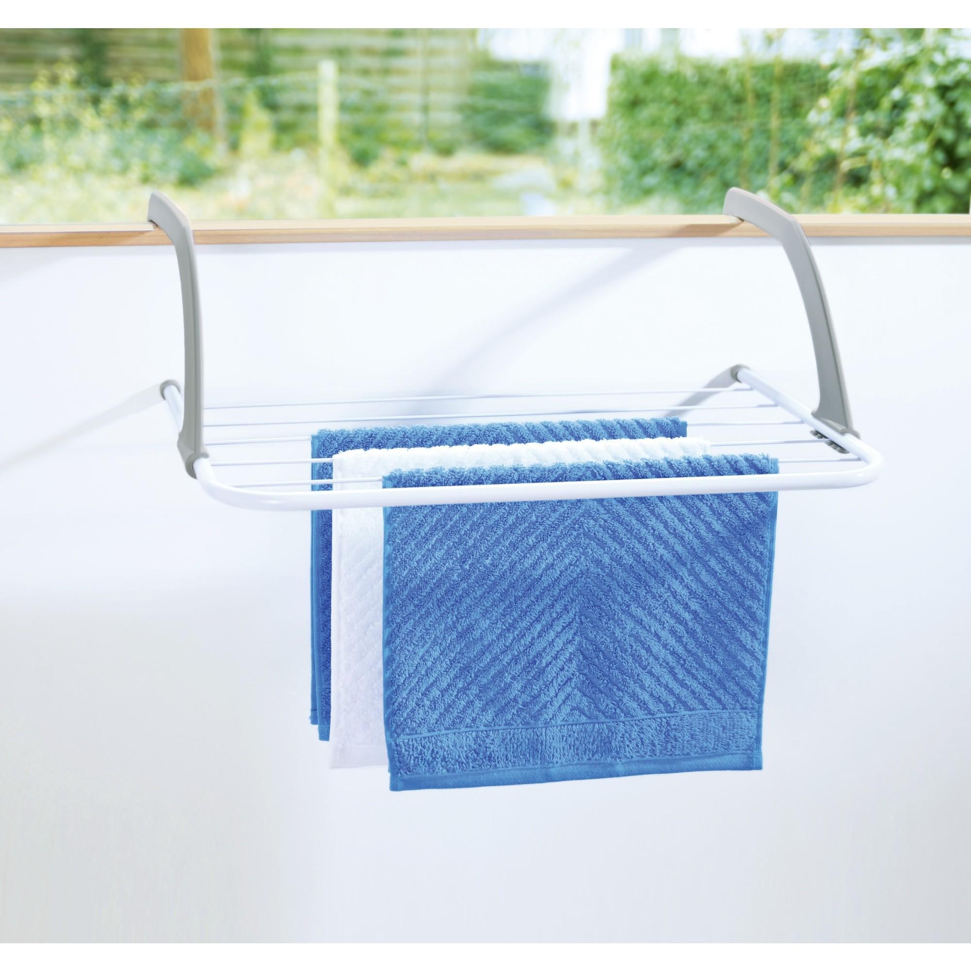 Set 2 x Uscator rufe, metalic, pentru calorifer/ balcon