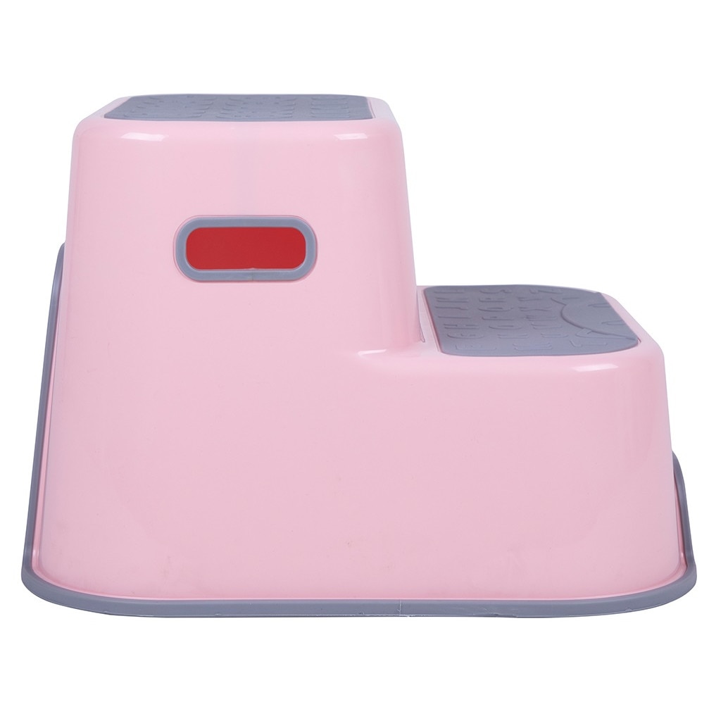 Scaunel inaltator WC pentru copii, FizioTab®Kids, Roz