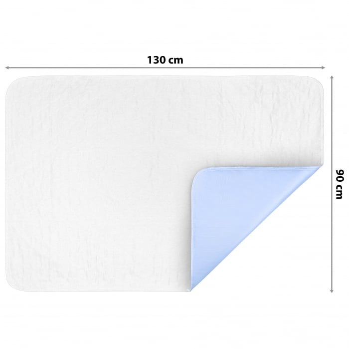 Aleza impermeabila, lavabila si reutilizabila, 130 x 90 cm