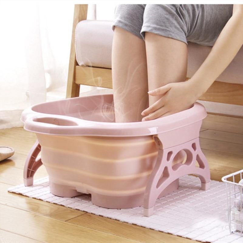 Cadita pliabila pentru pedichiura, Foot Spa, Roz