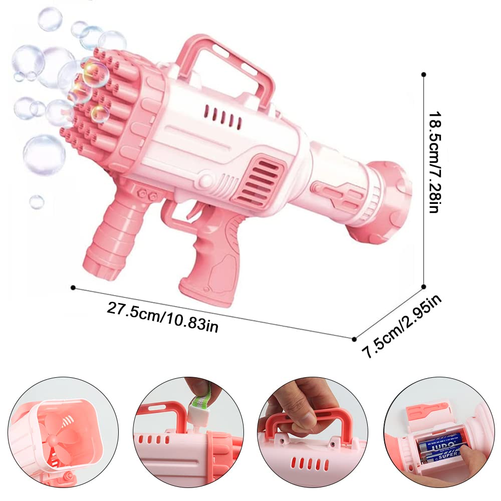 Set 2 x Jucarie baloane de sapun, Bubble Gun Bazooka