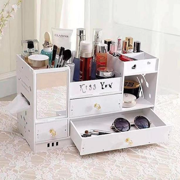 Raft organizator depozitare produse cosmetice