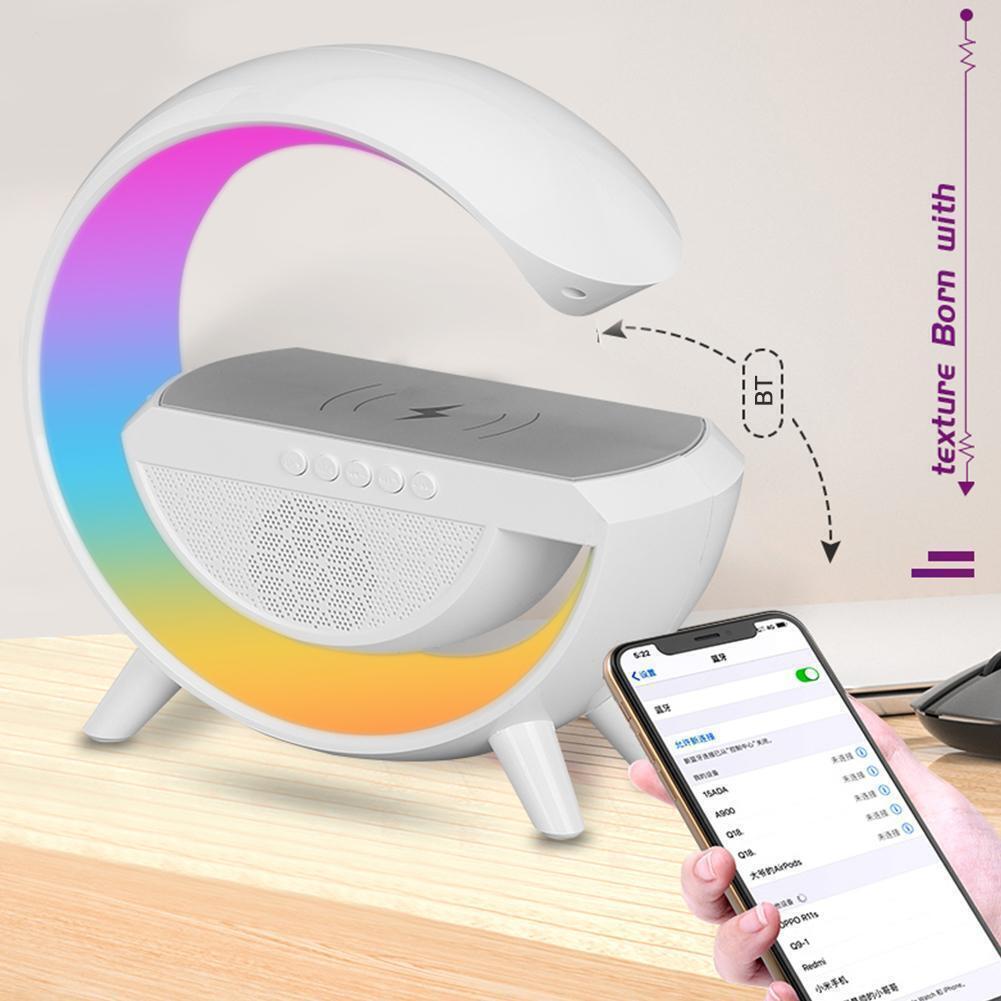 Lampa Smart LED RGB, Wireless Charger 15 W