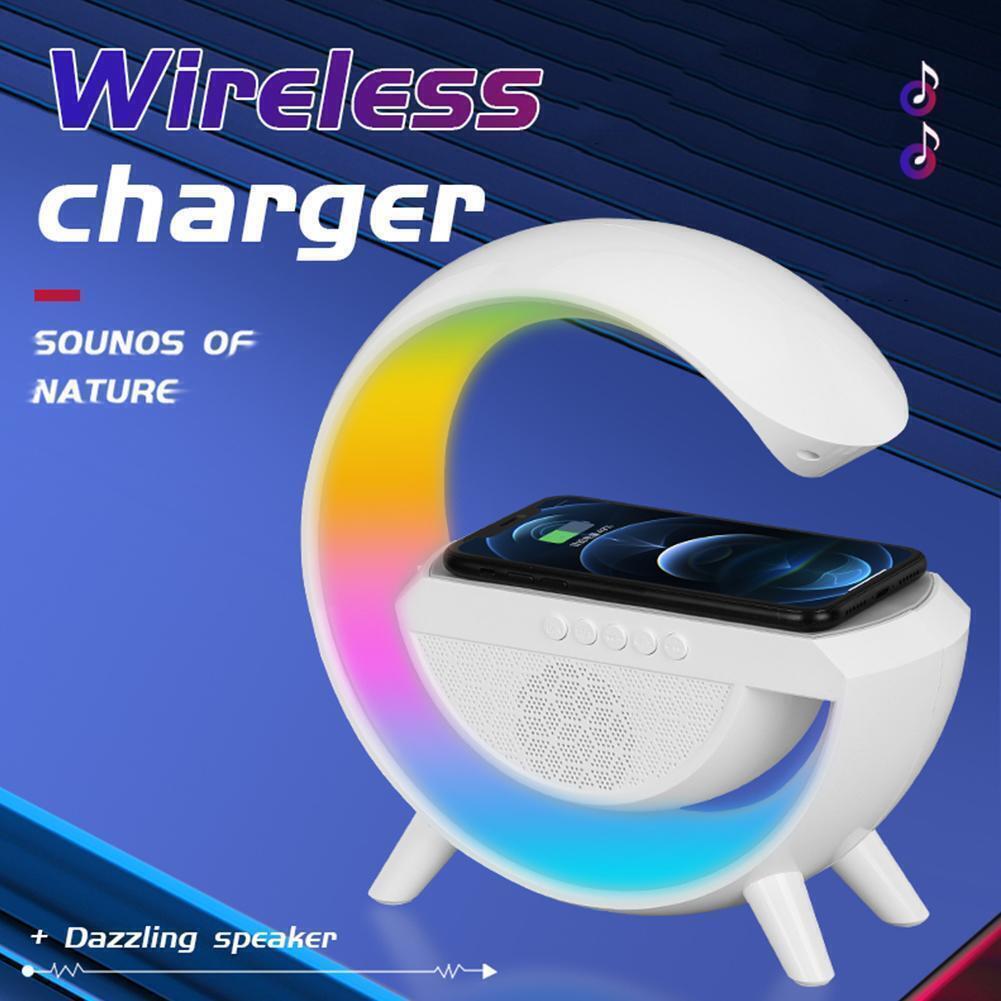 Lampa Smart LED RGB, Wireless Charger 15 W