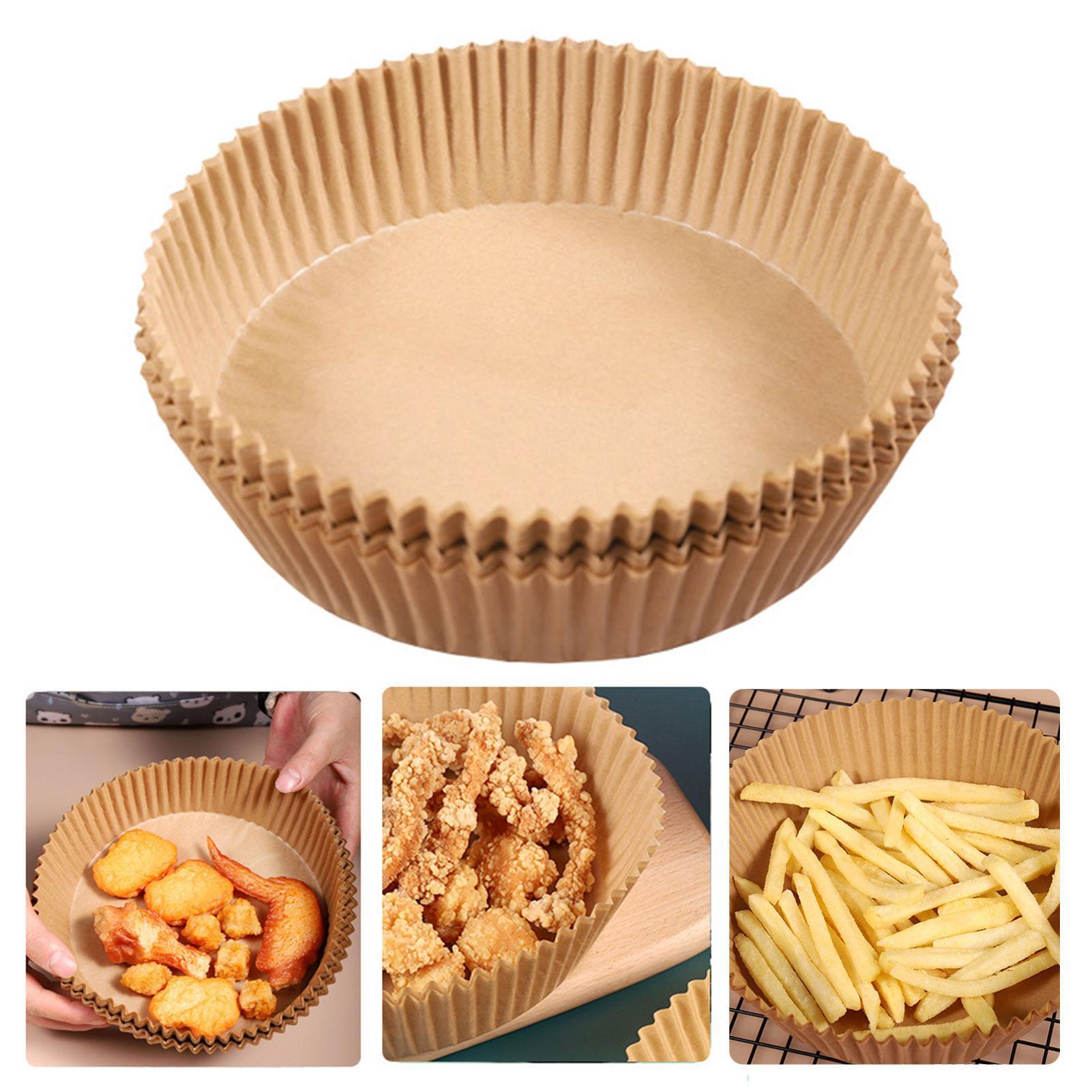 Set 100/200 hartii de copt pentru friteuza, 16 cm