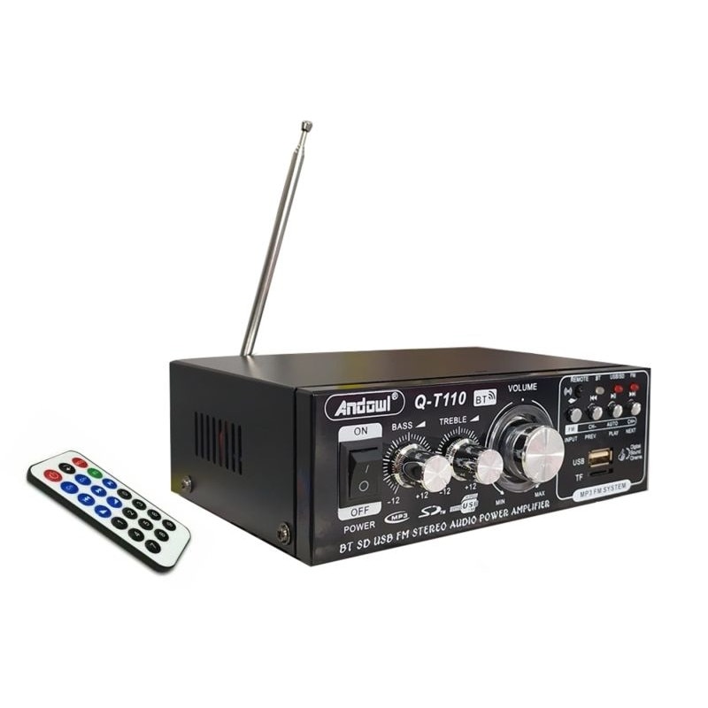 Amplificator Karaoke Bluetooth, card SD, MP3 FM USB