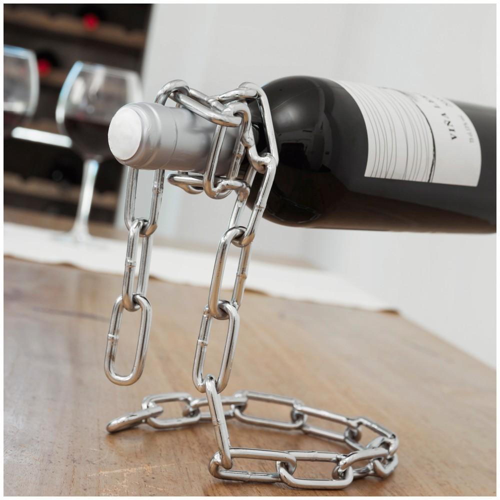 Suport lant metalic pentru sticle