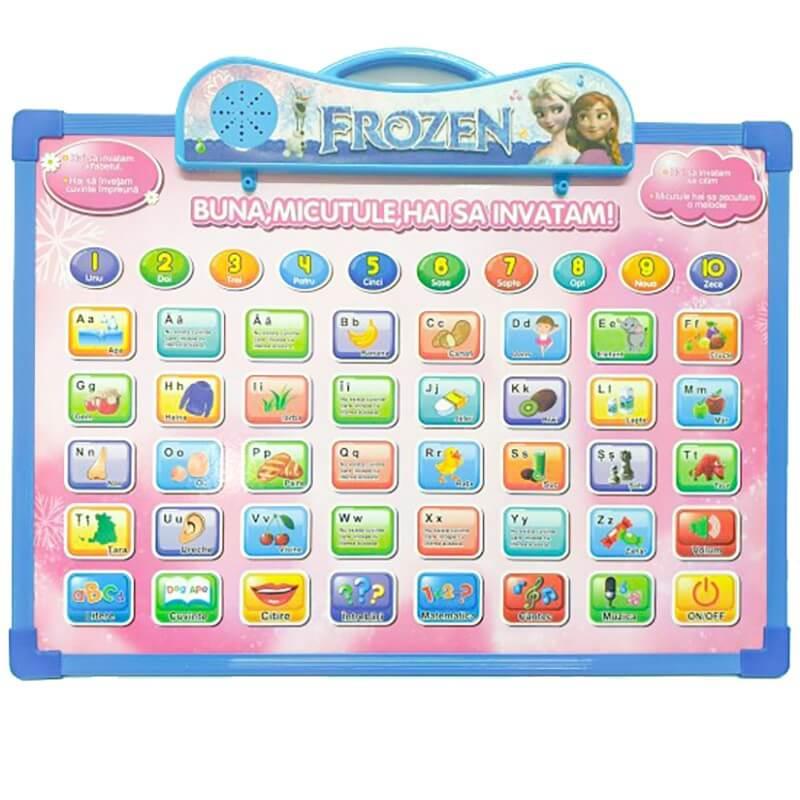 Tableta educativa in limba romana, Frozen, 35 x 28 cm