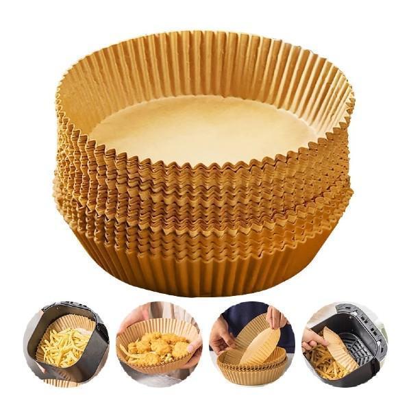 Set 50 de hartii de copt pentru friteuza, 20 cm