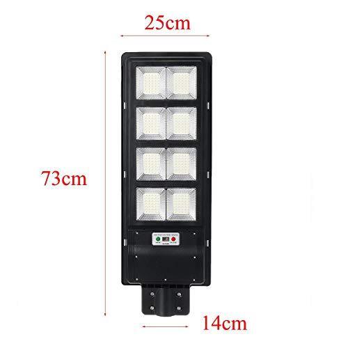 Lampa solara stradala LED, 400W, suport, telecomanda