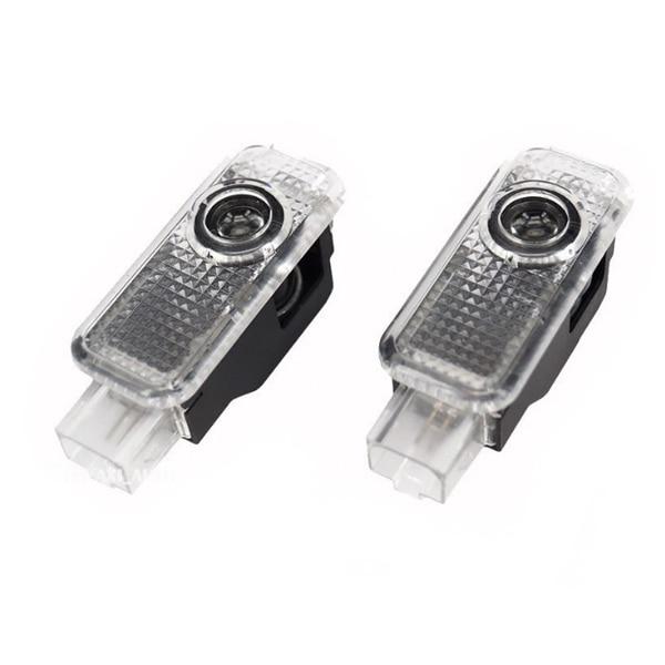 Set 2 holograme LED cu logo pentru portiere, AUDI 