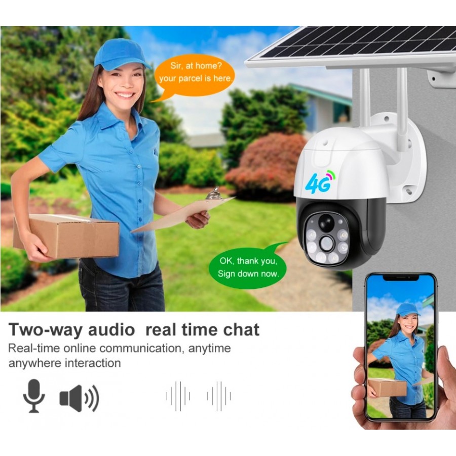 Camera video Solara IP Wireless SIM, Transmisie LIVE