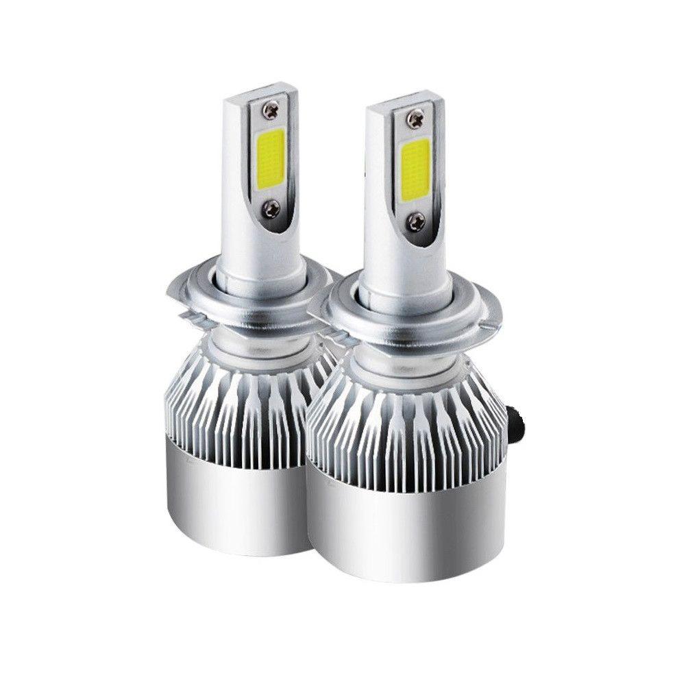 Set 2 Becuri LED C6 Auto H7, 6000K, 36 W