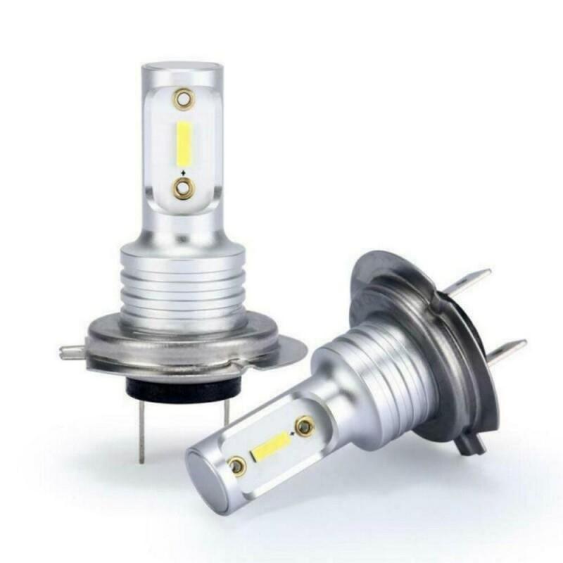 Set 2 becuri auto LED H7, 4000LM, 6000K, 80W