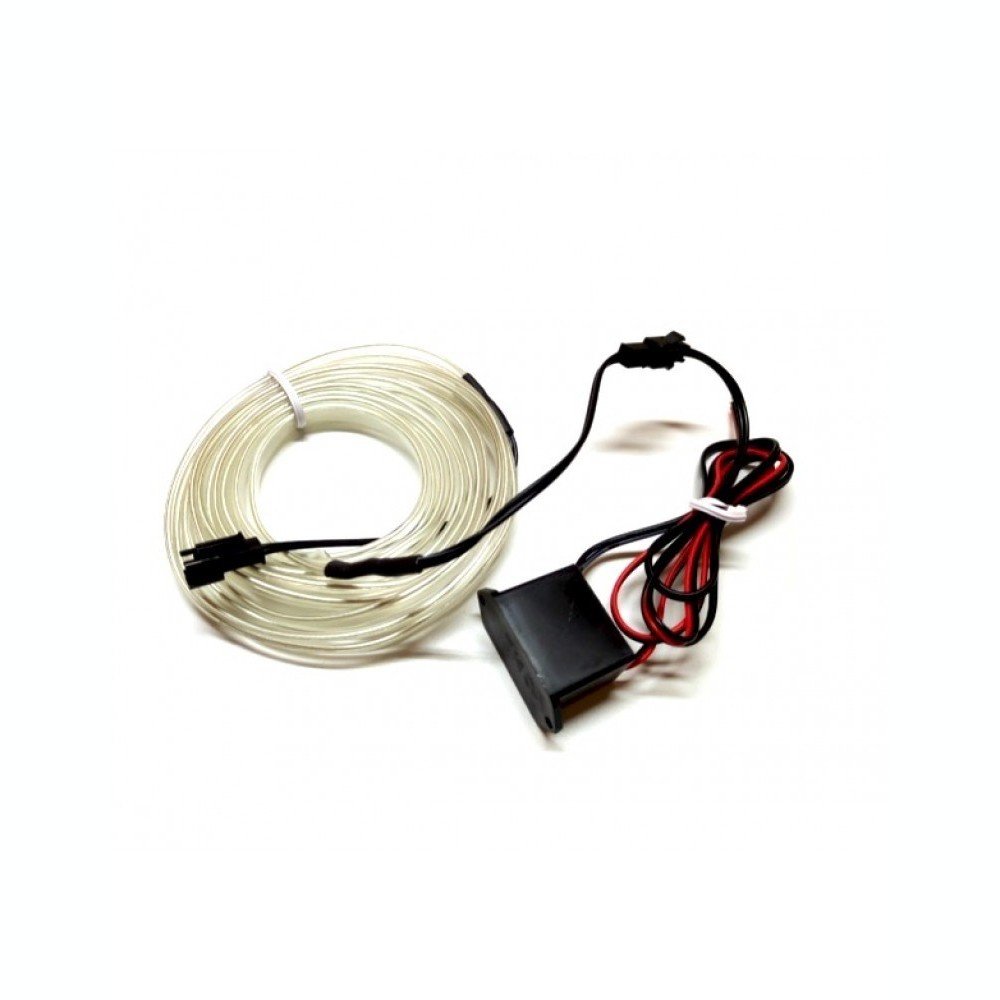 Banda LED auto decorativa, 3 metri, 12V, pentru interior