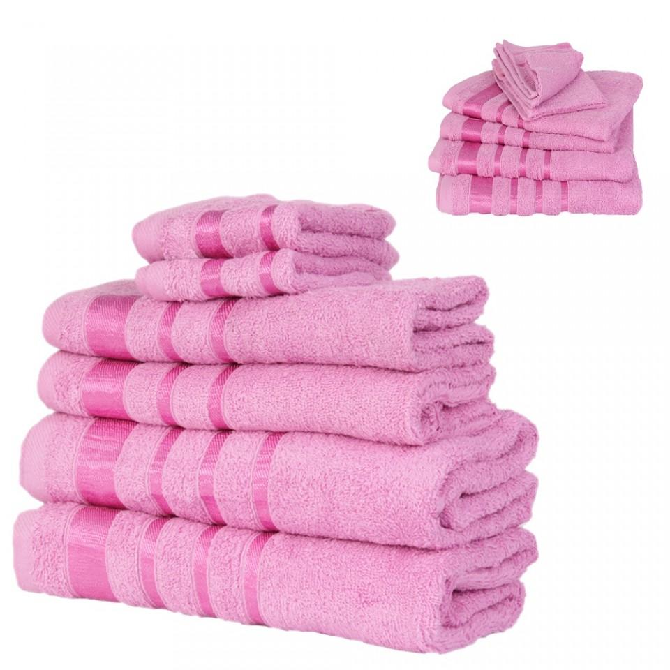 Set 6 prosoape 100% bumbac Azad Pakistan, densitate 400 gr/mp
