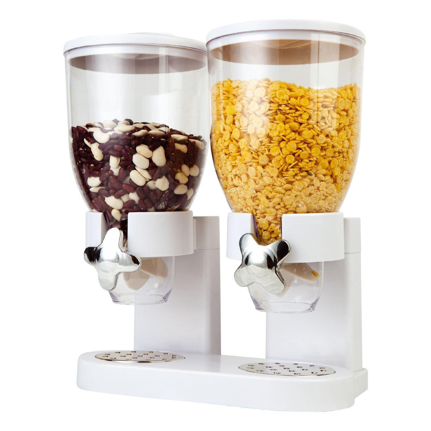 Dispenser dublu cereale, capacitate 7 litri