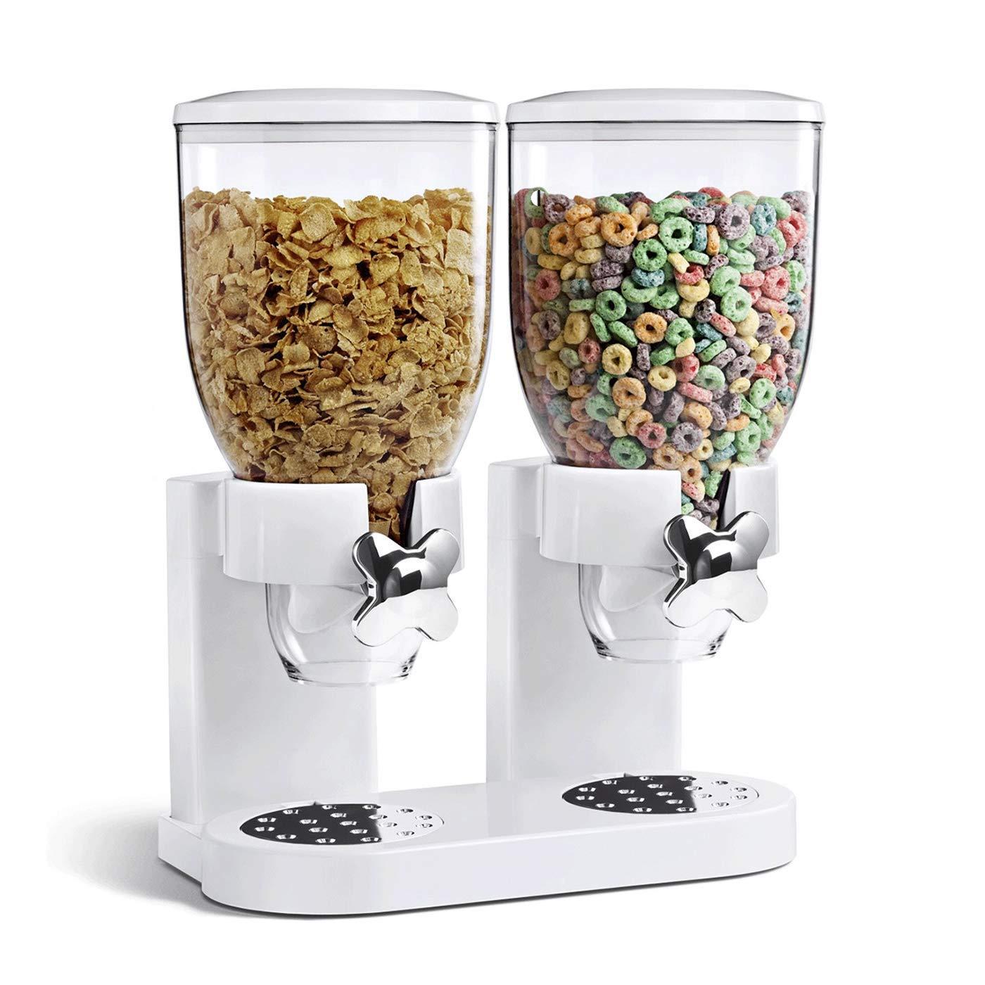 Dispenser dublu cereale, capacitate 7 litri
