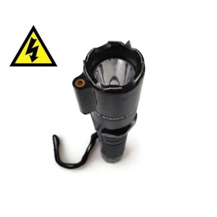 Lanterna electrosoc cu laser rosu - 2 faze de lumina