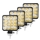 Set 4 proiectoare 16 LED 48W auto OFF-ROAD, IP 67