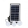 Kit cu panou solar, lanterna, 3 becuri, USB, GDLite GD-8017