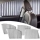 Set 4 parasolare retractabile auto, geamuri laterale, Argintiu