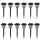 Set 12 x lampa solara felinar LED 43 cm