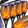 Set 4 x Lampa solara tip torta cu efect flacara, 51.5 cm