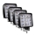 Set 4 proiectoare 16 LED 48W auto IP 67