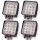 Set 4 proiectoare 16 LED 48W auto IP 67