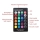 Set 2 becuri RGB auto cu telecomanda