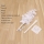 Copac decorativ sarbatori, Alb, iluminat 160 LED, 180 cm, lumina rece